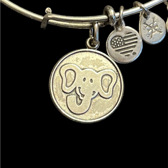 Alex and Ani Elephant Charm Bracelet - Picture 2 of 4
